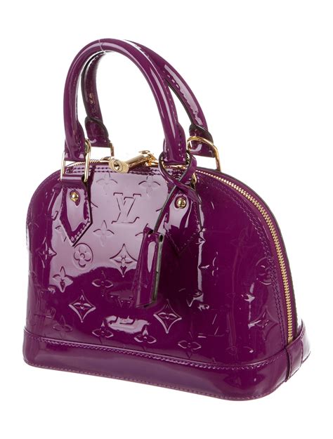 louis vuitton alma bb vernis magenta|Louis Vuitton Alma bb.